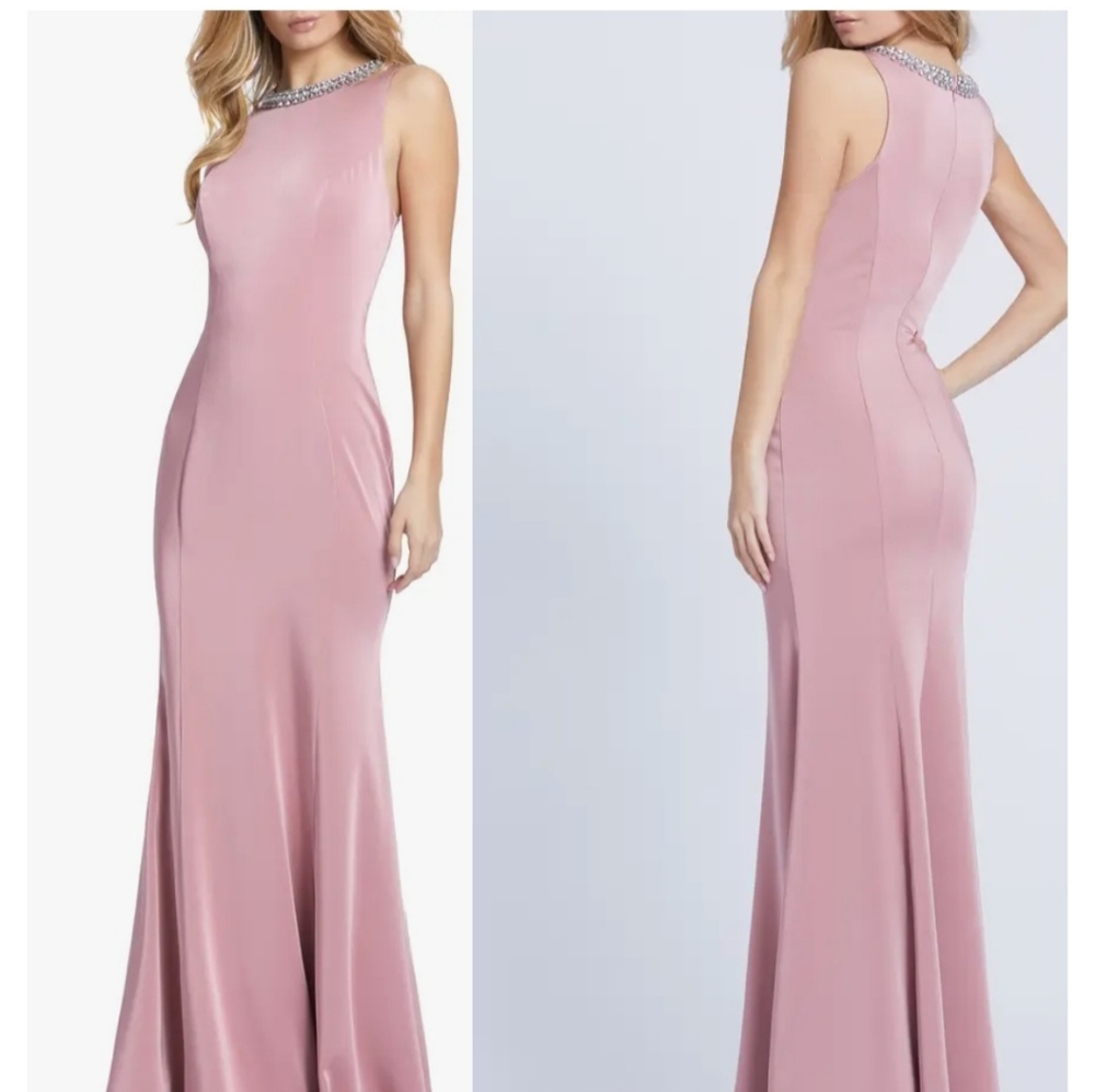 Crystal Neck Trumpet Gown IEENA FOR MAC DUGGAL